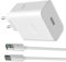 45W Caricatore Rapido con Cavo USB C 1M SUPERVOOC per OPPO A60 A3 Pro 5G Reno12F Find X3 Pro Neo Lite Reno4 F Reno4 Z,Caricatore Rapido Charge per OnePlus 8T Ace 3 Pad 9 10 11 12 realme14 14T 5G C67