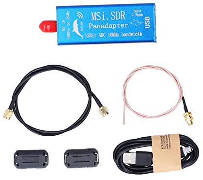SDR Breitband Software Radio Empfänger Hochleistungs TCXO 0.5ppm 10kHz bis 2GHz für Amateurfunk und Luftfahrtfrequenzen Aluminiumgehäuse