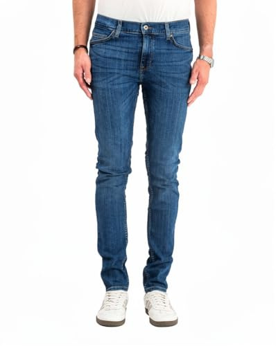 MUSTANG Jeans Herren Frisco Skinny Skinny Fit Denim Blue - Hosen Herren - Jeanshosen für Männer - 1015049 5000 883 (Blau)