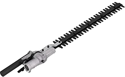 Blaihild 26mm Hedge Trimmer Head, Double Edge Attachment for Brush Cutters, with 9 Tooth Spline for Pruning Hedges Shrubs and Bush