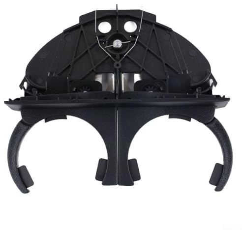 Getränkehalter für BMW E39 5er M5 1996–2003, Getränkeeinsatz vorne, kompatibel mit 51168190205 51168190206, ABS-Kunststoff-Innenverkleidung (hinten)