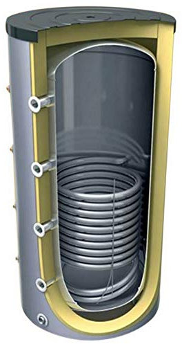 Pufferspeicher mit 1 Wärmetauscher für Heizungssysteme in der Größe 400 Liter