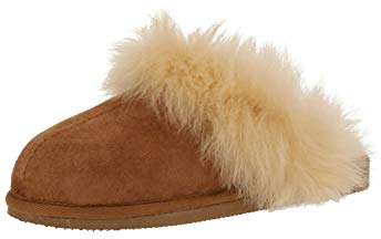 Shepherd of Sweden - Evelina Lammfell-Hausschuhe - Damen - 100% Echtes Lammfell - Bequem - Weich und warm - Flauschig - Größe 39