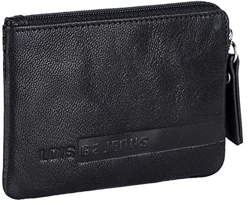 Lois - Porte Monnaie Homme Cuir Souple Petit Format - Bourse Multi Rangements Anti RFID - Porte Carte Cuir, Noir