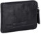 Lois - Porte Monnaie Homme Cuir Souple Petit Format - Bourse Multi Rangements Anti RFID - Porte Carte Cuir, Noir