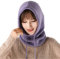 Yekeyi Winterhaube, gestrickt, aus Kaschmir, Skimaske, Outdoor-Mütze, für Damen, One size
