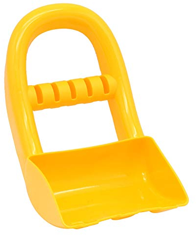 Pala quitanieves para pequeñas y grandes, pala de nieve con mango ergonómico, pala de plástico, ideal para pequeñas y grandes cantidades de nieve