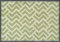 Turtle Mat Carreaux à chevrons verts – Tapis d'intérieur très absorbant 60 x 85 cm environ. Envers multi-adhérent