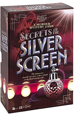 Professor PUZZLE Secrets of The Silver Screen: Murder Mystery Game - Tabletop Game - Mysterium - Filme - 168+ - Unisex - Silber