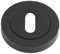 ONYX DESIGN Keyhole Escutcheon on Matt Black Keyhole Cover on Matt Black for Internal Doors for Security and Protection from Key Damage