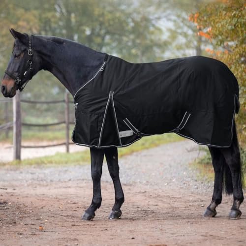 WALDHAUSEN Outdoordecke Economic mit Fleecefutter Größe: 155cm Farbe: schwarz