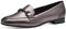 MARCO TOZZI Damen Loafer ohne Absatz aus Kunstleder Elegant, Silber (Pewter), 40