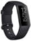 Vancle für Fitbit Charge 4 Armband Damen Herren,Silikon Sport Ersatzarmbänder Uhrenarmband für Fitbit Charge 3 Armband/Fitbit Charge 4 SE Armband/Fitbit Charge 3 SE Armband(L,Schwarz)