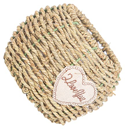 Yardwe Cesta De Flores Tejida De Marinas Hecha Mano Decoración De Cestas De Flores Hogar