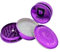 DUFT No1 Herb Grinder Spice Plastic 60mm Shark Teeth Storage Magnetic 3 Part (Purple)