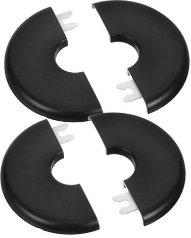ORFOFE Rohrkragen 2 Stück Rohr-Slap-On-Loch-Abdeckkappe Sanitärflansch Dekorative Platte Duschwand Geteilter Flansch Duschflansch Dekorative Platten Dekorative Kreisstopfen-Abdeckplatte