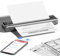 Odaro Q302 Portable Printer, 300DPI Inkless Printer, Wireless Printer with WiFi, Bluetooth, USB Connectivity, Compatible with Android,iOS Phone & Laptop for Travel, Home, Offices（A4、A5、B5、Letter）