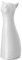 Hutschenreuther Katzen-Vase Weiss Vase 20cm, Porzellan, Multicolor