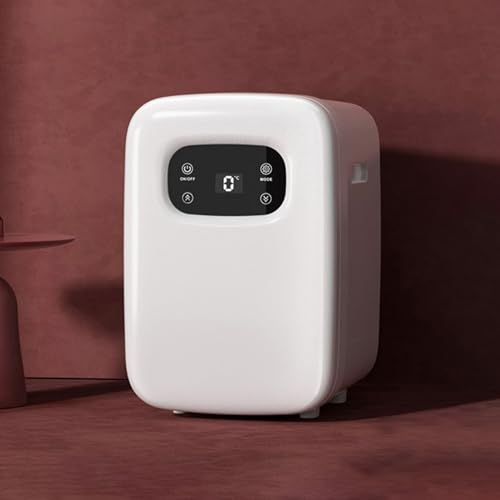 YIHANSS Frigorifero piccolo moderno, frigorifero compatto, mini frigorifero singolo per cibo, bevande, cura della pelle, scrivania da ufficio, auto, cucina, appartamento (bianco)
