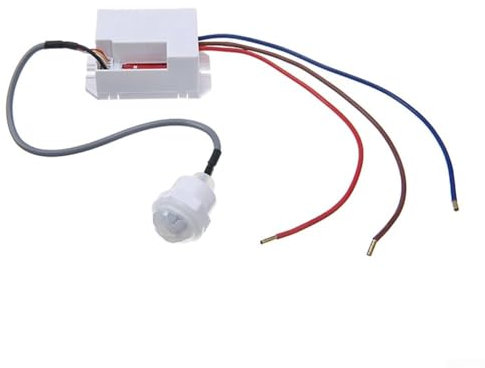 Mini détecteur de mouvement PIR encastrable pour plafond, sensibilité pratique et réglable