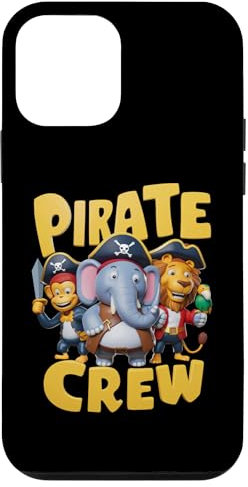 Hülle für iPhone 12 mini Kindergarten Pirat Crew Tier Schule Party Shirt für Kinder