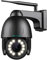 SV3C 4K PTZ WLAN Überwachungskamera Aussen 15X Optischer Zoom Auto Tracking Flutlicht Farbe Nachtsicht IP Kabellos Kamera, 2-Wege Audio, Black Metal Shell, RTSP, FTP, ONVIF, SD Card Record, APP, PC