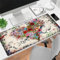 Bunte Muster Mauspad XXL Gaming Mousepad Große Verlängertes Großes Schreibtischauflage mit Genähten Kanten für Büro und Zuhause Tastatur Pad - 1000x500x3mm