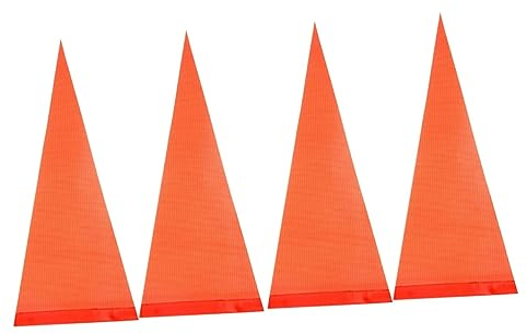 Gogogmee 4stücke Junge Mädchen Fahrrad Sicherheitsflagge wasserdichte Leichte Reflektierende Dreiecksfahne Für Sicheres Radfahren Für Junge Mädchen Senioren Und Fahrradzubehör