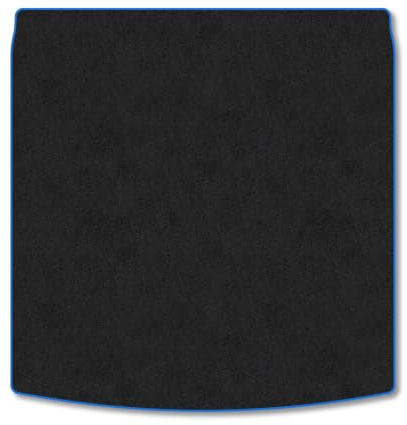 VW Golf (2013-2020) [Estate] Carpet Boot Mat | Blue Edge Trim Tailored Fit Boot Liner Full Coverage Protection Accessories Easy Clean Anti Slip Made in the UK
