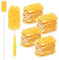 TAIANJI Dust Magnet Dusters for Flash and Swiffer, 20 Pcs Duster Extendable Refills, 360 Degree Magnets Strong Dry Pads Heads with 1 Extending Handle, 1 Fixed Handle for Home Dust