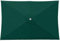 Miecoae Rectangular Toldo de Recambio de Sombrilla de 200x300cm Tela para Sombrilla para Patio 6 Varillas Exterior Tela Toldo Repuesto(U4)