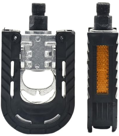 Flachpedale | Urbane Fahrradpedale,Leicht rutschfest Mit Reflektorstreifen Die Meisten Erwachsenen E-Bike Tretpedale