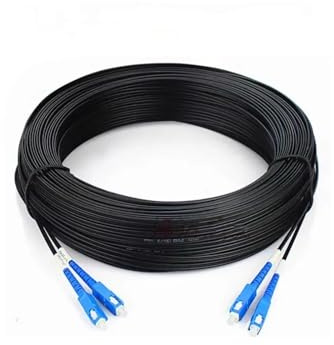 MMFURHHAY Cable de fibra óptica for interiores, 2 núcleos, 2 hilos, SC UPC monomodo, 250 m/300 m(250M)