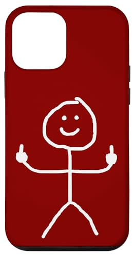Funny Man Stick Mittelfinger-Etui Hülle für iPhone 12 mini