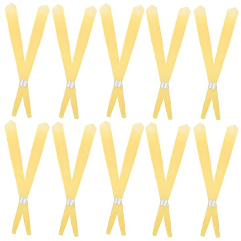 DIYEAH 20pcs Large Yellow with Stopper Earwax Removal Cones Wax Burning Sticks Ear Cleaning Supplies for Safe Care and Blocked Relief