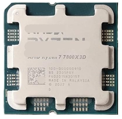 Ry-zen 7 7800X3D R7 7800X3D CPU 8-core 16-thread 5GHz sbloccato processore desktop socket AM5 CPU da gioco senza pacchetto