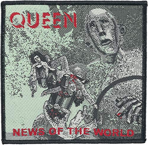 Queen News of the world Patch multicolour