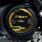 Resin Bike Adesivi Scooter Compatibile con Yamaha Tmax 500 e 530 2001-2016. Protezioni Carter Variatore da Urti e Graffi. Coppia Adesivi 3D Resinati - Effetto Oro e Nero