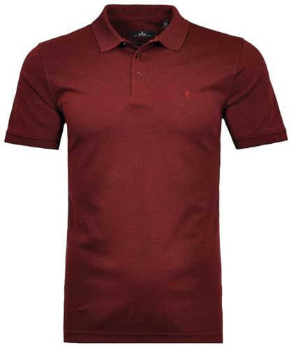 RAGMAN Herren Softknit-Polo modern fit Rot-060, 3XL