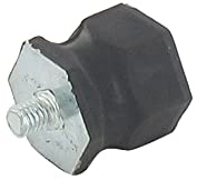 GREENSTAR Silent Bloc Modell Diabolo – Ø 40 mm – Länge 30 mm – Netz M8 – Länge Netz 22,5 mm – Vibrationsdämpfung