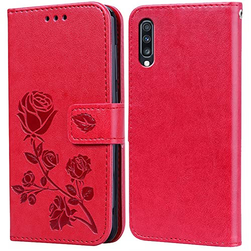 BIIULHCI Hülle für Samsung Galaxy A70,Handyhülle für Samsung Galaxy A70 Leder Handytasche Cover mit Kartenfächer Klappständer Funktion Schutzhülle Flip Tasche Case