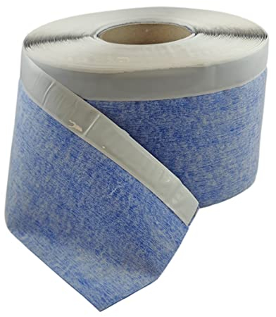 HALBAU Wannendichtband 25m mit Butylstreifen, Fugenband, Dichtungsband, Badewanne, Dusche, Balkontüren, Bauanschluss Abdichten Elastic Pro