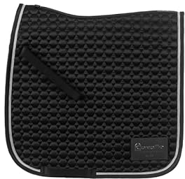 Cavallo Jolly Schabracke Black Horsefashion FS 23 mit abnehmbarem Label und Startnummern Set, Größe:VS