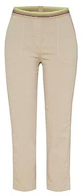 TONI Damen Jogger Pants »Sue« mit gestreiftem Gummizug 36 beige | 726