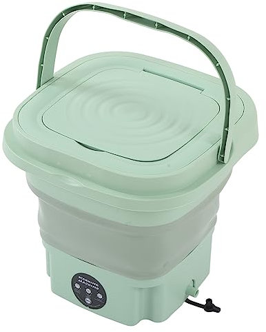 Portable Foldable Washing Machine Large Capacity Low Noise Mini Small Washer for Home 8L 100‑240V Portable Foldable Washing Machine (Prise UE)