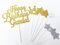 AILEXI 8 Counts Glitter Kuchen Dekorieren Toppers FÜR - Happy Birthday Grandad Gold