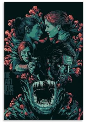 LAHTI The Last Of Us Poster, 20 x 30 cm, moderner Wandkunst, Leinwanddruck für Schlafzimmer-Dekor