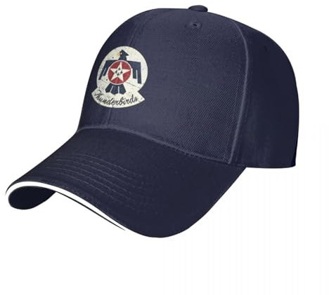 Basecap Thunderbird F-16 Air Demonstration Team USAAF Baseball Cap Streetwear Papa Hut Sonnenhut Männer Golf Tragen Frauen