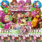 Masch Geburtstag 2 Jahre, 101 Pcs Masch Geburtstag Deko, Masch Party Dekoration, Masch Party Set, Masch Party Supplies, Masch Ballon Geburtstag, Masch Tortendeko, Masch Folienballon