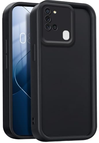 GOGME Hülle für Samsung Galaxy A21S Cover, Ultradünnen Weiches Silikon TPU Schutzhülle, Staubschutz Robuste Handyhülle - Schwarz